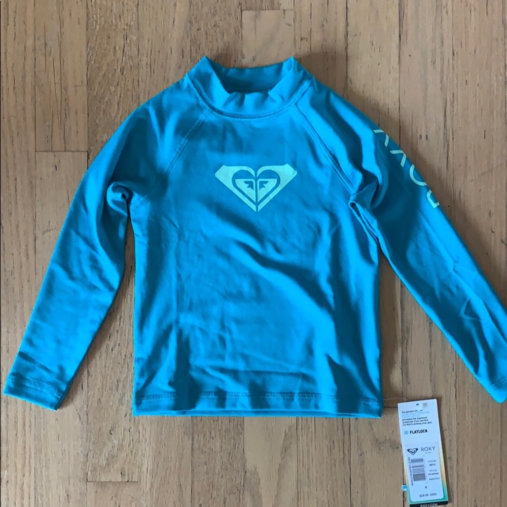 Little girls Roxy rashgard